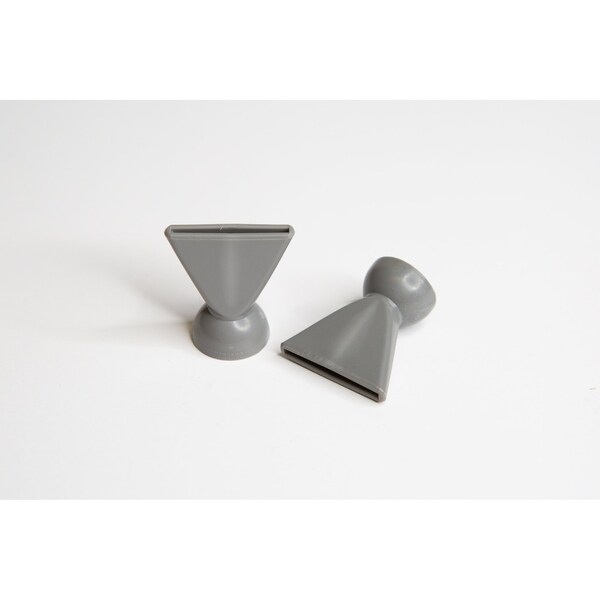 Cedarberg Snap-Loc Systems 1/4 System 1" Flare Nozzle Bag of 25 Dark Grey 8525-251 - main